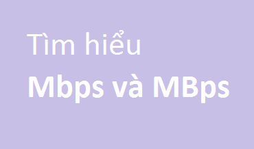 Mbps vs MBps