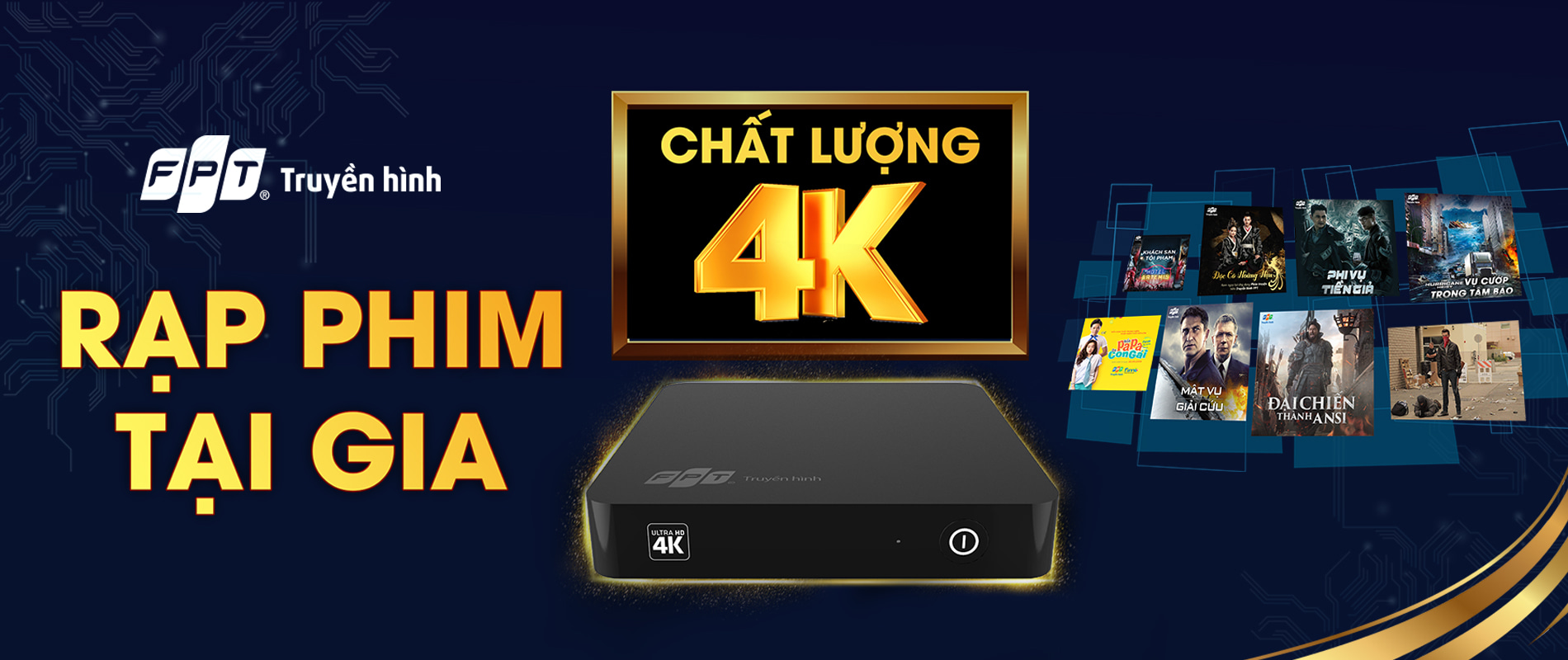 Truyền hình 4K FPT, thông minh tiên tiến, chất lượng tuyệt hảo