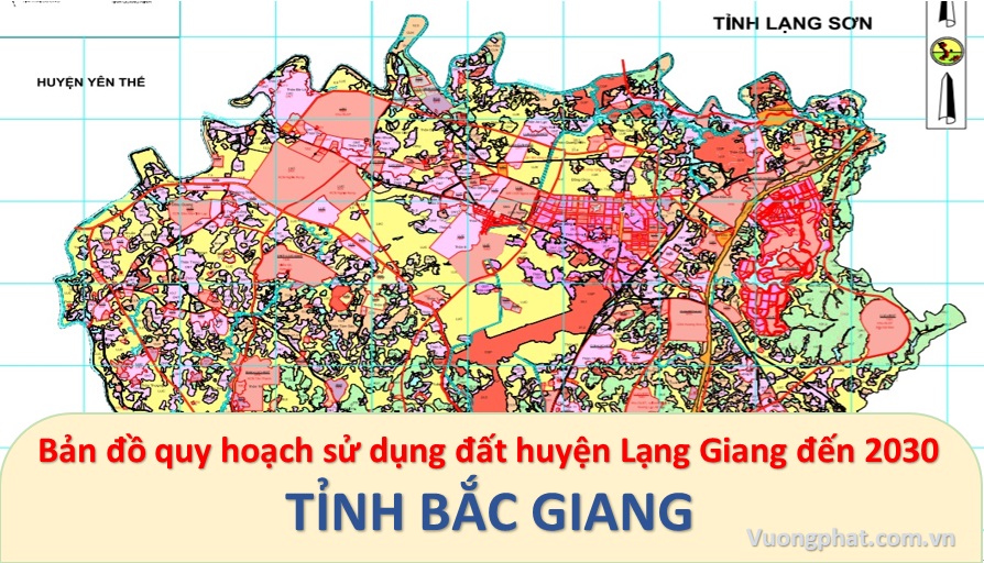 Bản Đồ Bắc Giang Bac Giang Province Vietnam Map