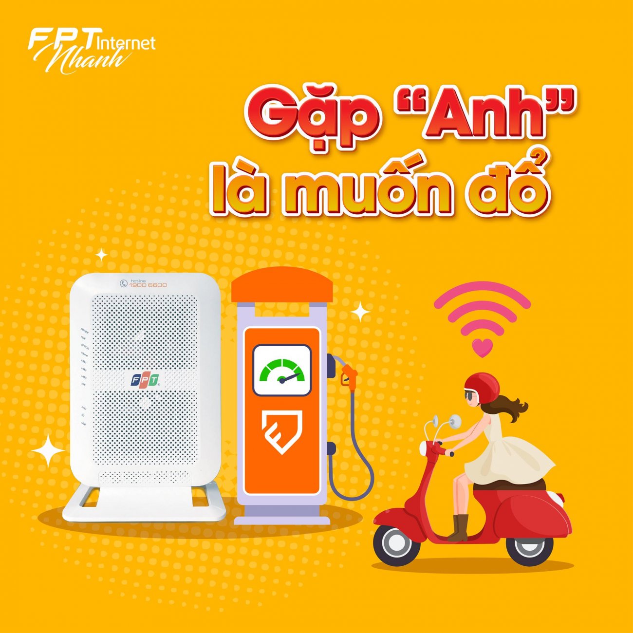 Gặp Anh là muốn đổ - khuyến mại FPT