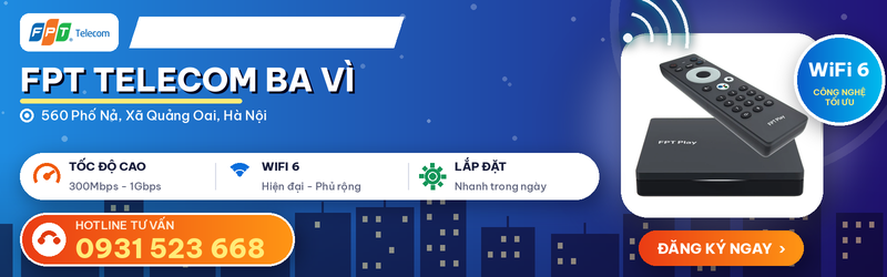 văn phòng FPT Telecom Ba Vì Hà Nội