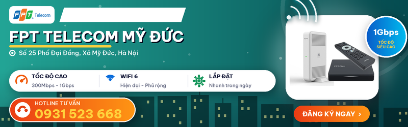 văn phòng FPT Telecom Mỹ Đức Hà Nội
