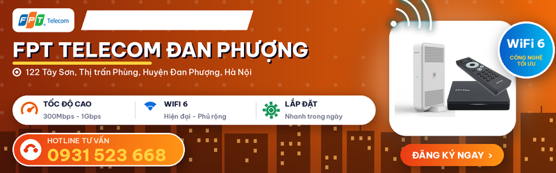 văn phòng FPT Telecom Đan Phượng Hà Nội